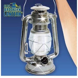 Pair New Olde Brooklyn Lanterns Silver